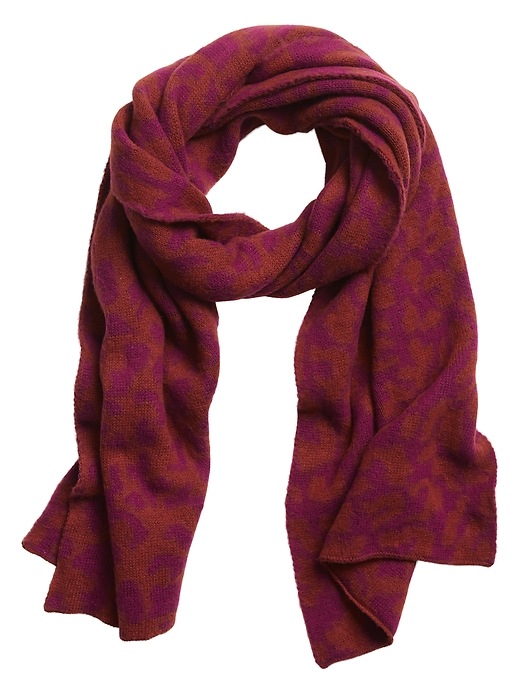 View large product image 2 of 2. Leopard Scarf