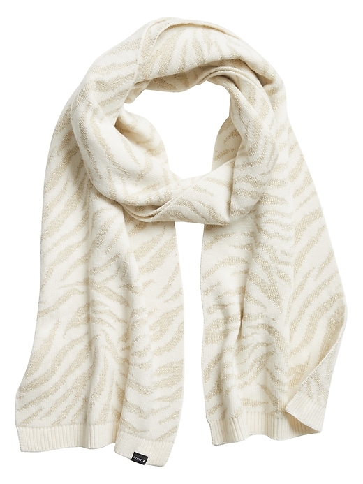 View large product image 2 of 2. Zebra Scarf