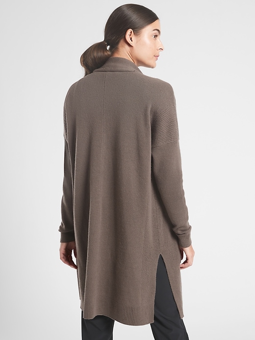 2 of 8 showing, with the color Coffee House of product Spirit Wool Cashmere Wrap