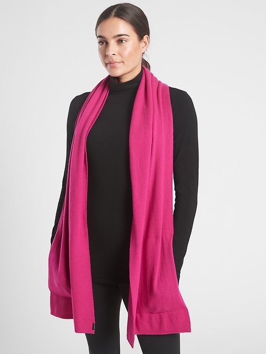View large product image 2 of 3. Wool Cashmere Scarf