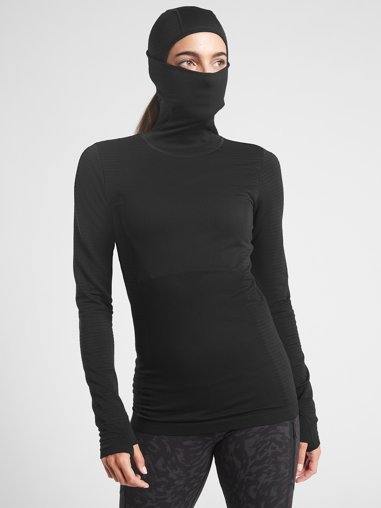 Flurry Balaclava Rib Mix Solid Athleta