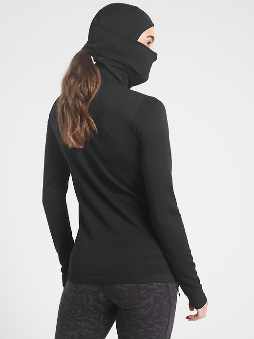 Image number 2 showing, Flurry Balaclava Rib Mix Solid