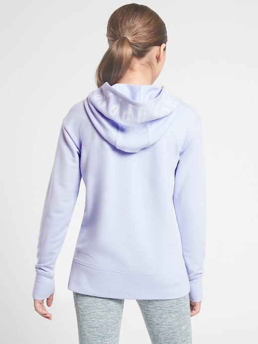 2 of 8 showing, with the color Serendipity Blue of product Athleta Girl Stop At Nothing Tunic
