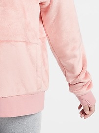 Athleta Girl Good Vibes Hoodie Full Zip Bright White SIZE L//12 #212678 E1017
