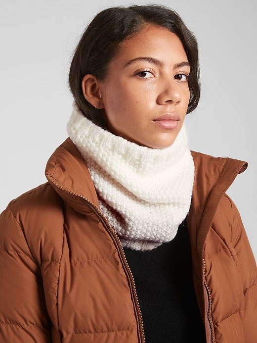 View large product image 1 of 3. Cozy Stripe Snood