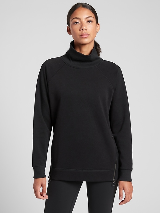 Image number 1 showing, Cozy Karma Side Zip Funnel Neck