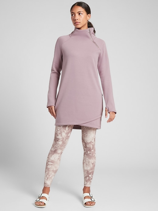 Image number 1 showing, Cozy Karma Asym Sweatshirt Dress