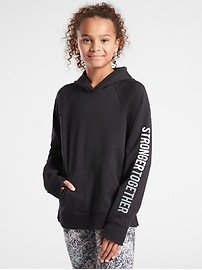 athleta stronger long hoodie