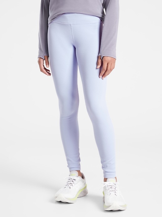 Image number 1 showing, Athleta Girl High Rise Ribbed Chit Chat Tight