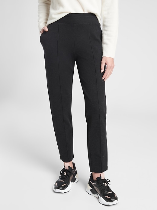Image number 1 showing, Venice Heathered Pintuck Pant