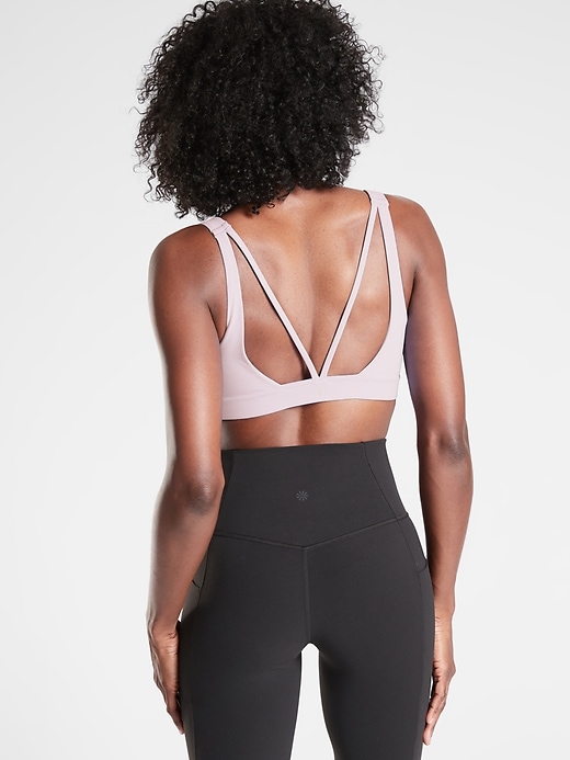 2 of 8 showing, with the color Delicate Pink of product Exhale Bra A-C