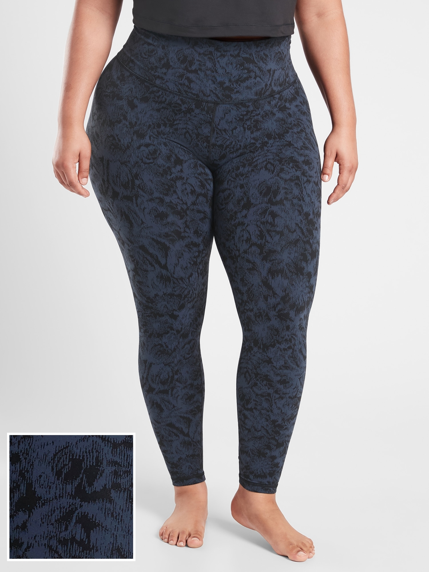 ATHLETA Elation Textured Tight, Frosted Floral Pink – Activejoyboutique