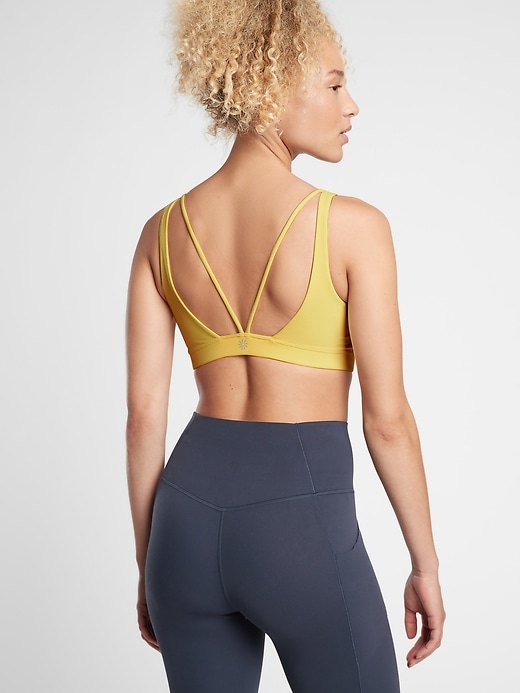 2 of 8 showing, with the color Wheat Yellow of product Exhale Bra D-DD+