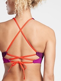 Colorblock Triangle Bikini Top D&#45DD