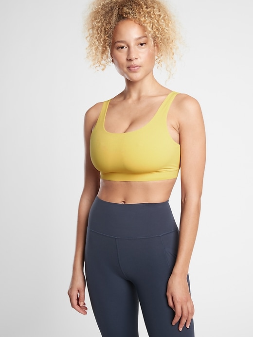 1 of 8 showing, with the color Wheat Yellow of product Exhale Bra D-DD+