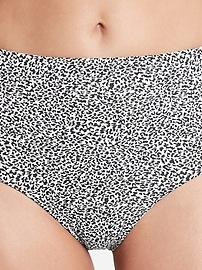 View large product image 3 of 3. High Waist Jacquard Bikini Bottom