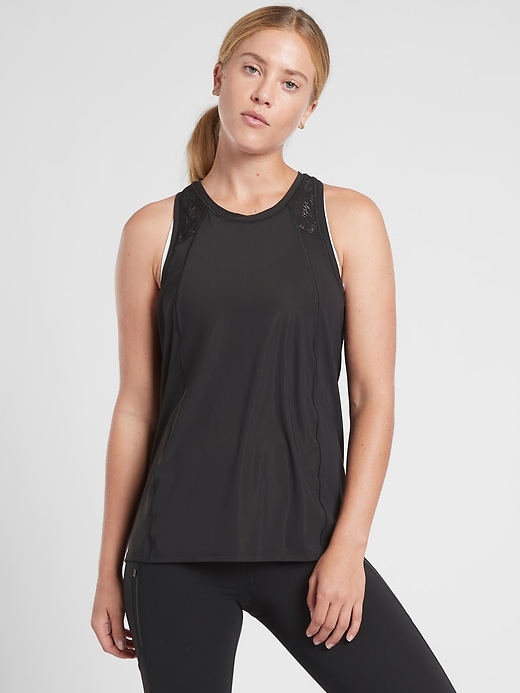2 of 8 showing, with the color Black of product Ultimate Tank Floral Mesh