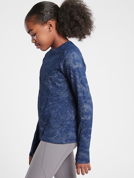 Image number 3 showing, Athleta Girl Textured Power Up Top