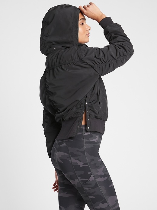 athleta bomber jacket