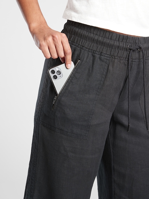 athleta linen pants