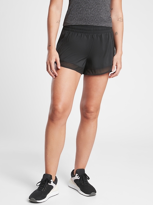 athleta 4 inch mesh shorts