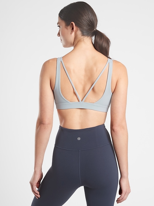 1 of 8 showing, with the color Voyage Grey of product Exhale Bra A-C