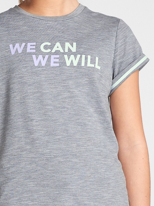 Image number 4 showing, Athleta Girl We Can, We Will Tee