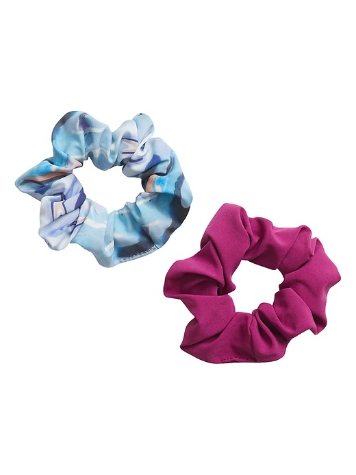 2 of 8 showing, with the color New Hue Multi of product Scrunchie 2-Pack