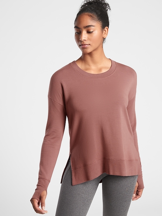 1 of 8 showing, with the color Hearth Rose of product Coaster Luxe Sweatshirt