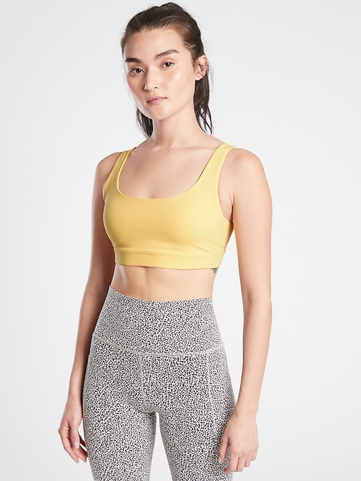 2 of 8 showing, with the color Wheat Yellow of product Exhale Bra A-C