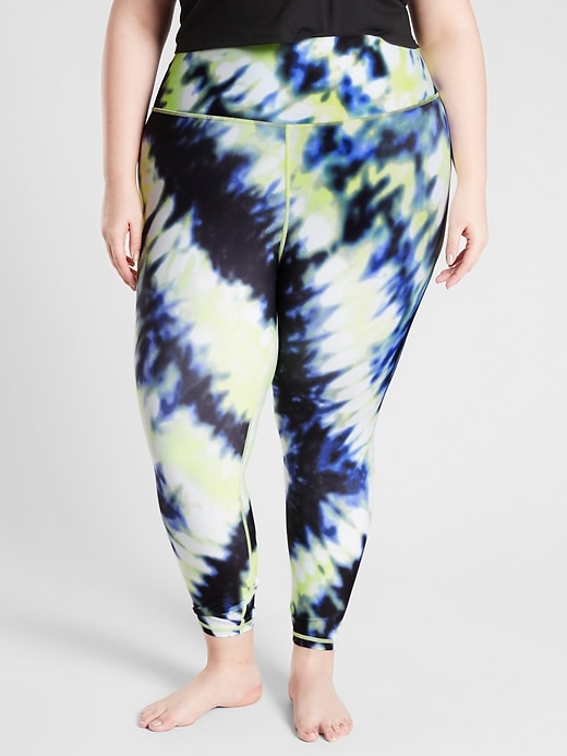 Athleta Elation Printed 7/8 Tight Ballerina Gown Tie Dye Leggings Size  Small NWT - $58 New With Tags - From Madi