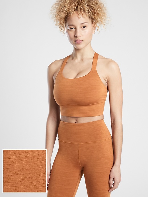 Athleta Warrior Longline Space Dye Bra D&#45DD. 1