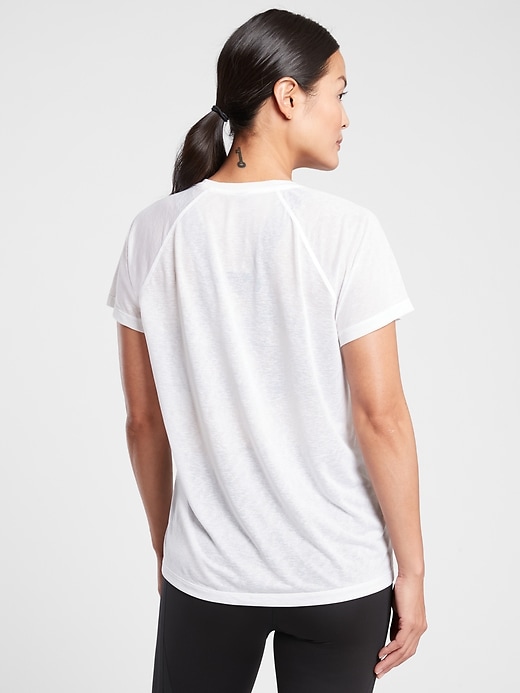 2 of 8 showing, with the color Bright White of product Vapor Tee