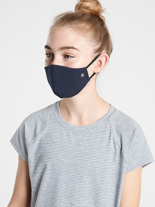 Athleta Girl Adjustable Made to Move Face Mask with Nose Bridge 3&#45Pack