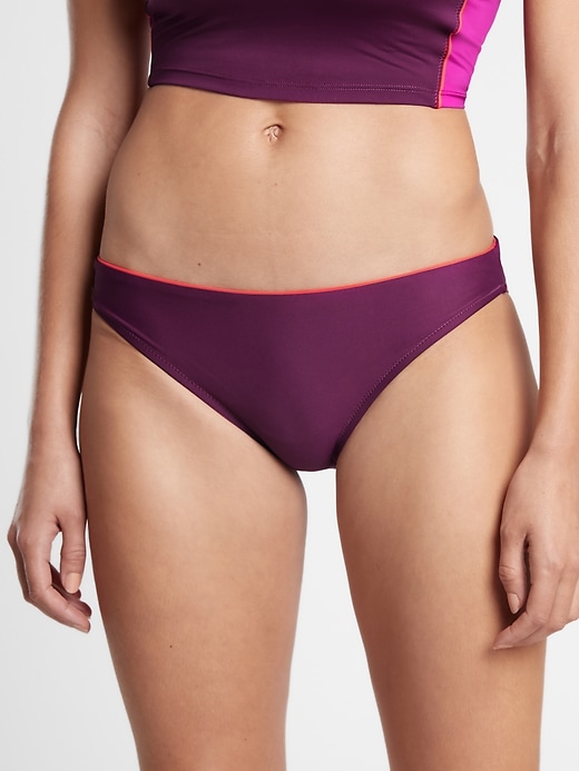 View large product image 1 of 3. Colorblock Entwined Medium Bikini Bottom