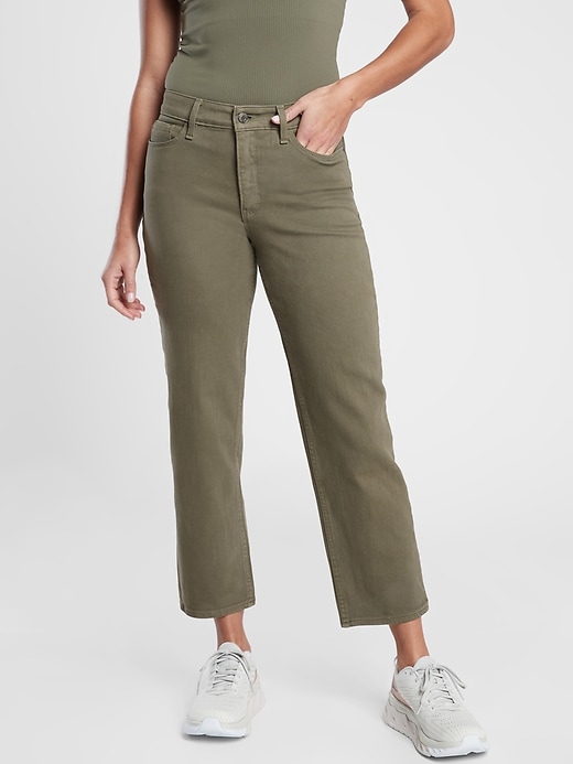 View large product image 1 of 3. Flex Straight Crop Jean Pant