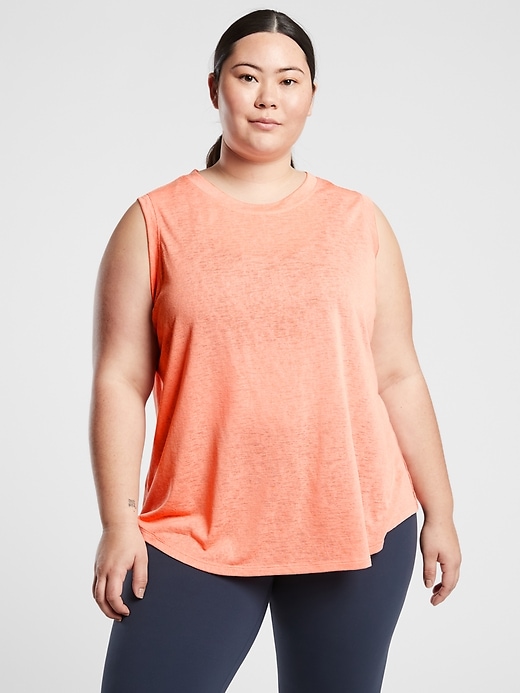 1 of 8 showing, with the color Island Coral of product Breezy Tank