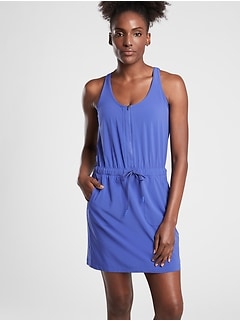 athleta dress with built in bra