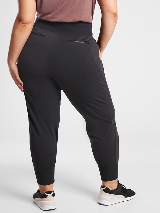 athleta venice velvet stripe jogger