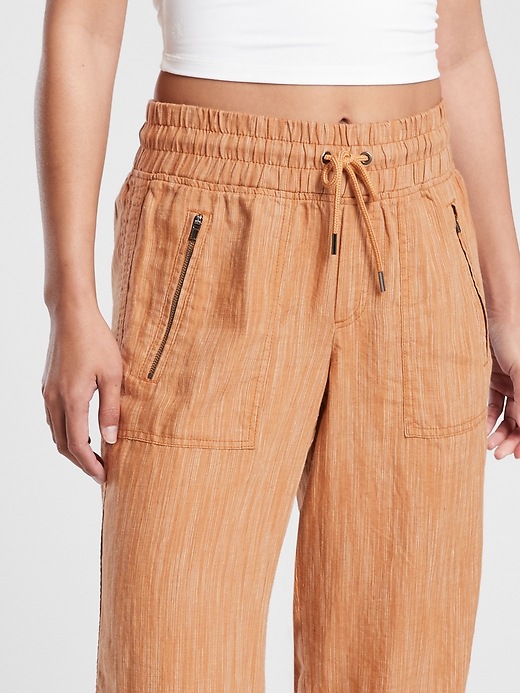 Image number 7 showing, Cabo Linen Textured Wide Leg Pant