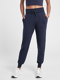 NWT! ATHLETA WOMENS Pants LG Gray Balance Jogger Athletic Sweatpants  Pockets £61.01 - PicClick UK