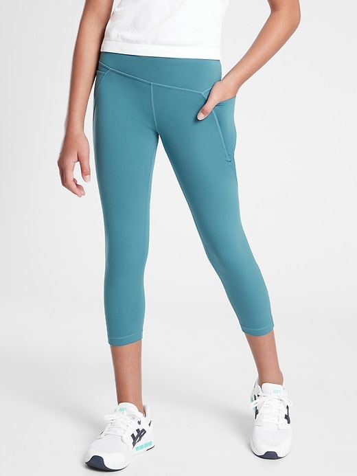 Image number 3 showing, Athleta Girl Truth Be Fold Powervita Capri