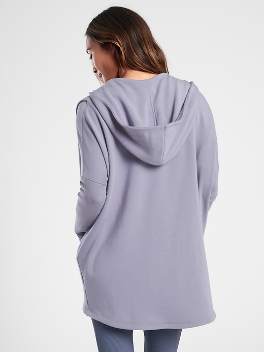 2 of 8 showing, with the color Tempest Violet of product Purana Wrap Sweatshirt