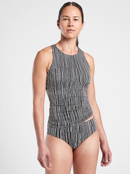 1 of 8 showing, with the color Cove Black of product Maldives Tankini