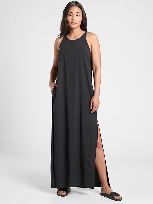 Athleta Hayes Pleated Maxi Dress. 1