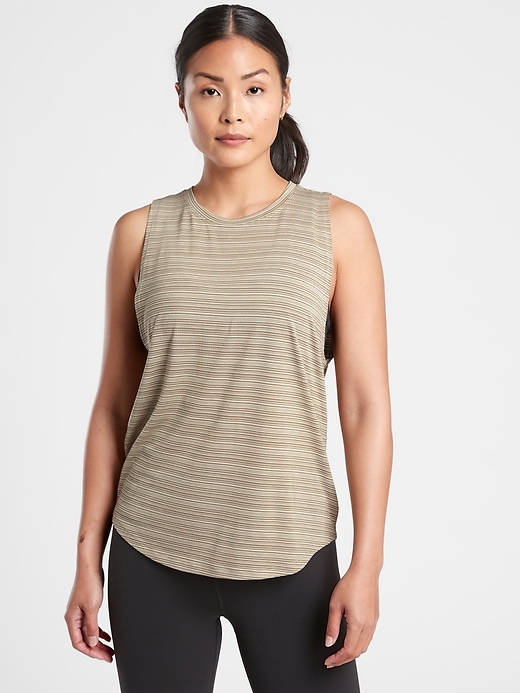 Image number 1 showing, Cloudlight Striped Muscle Tank