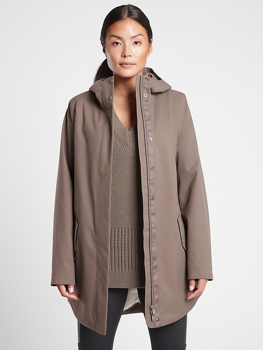 Athleta Lakeview RainOut Parka. 1