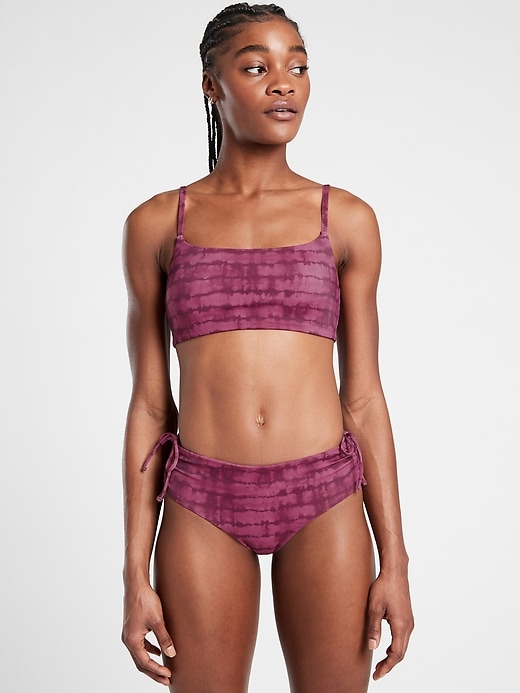 1 of 8 showing, with the color Tahiti Vintage Plum of product Scoop Bikini Top A-C