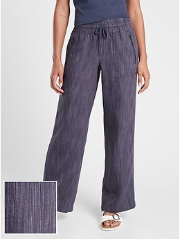 athleta linen pants
