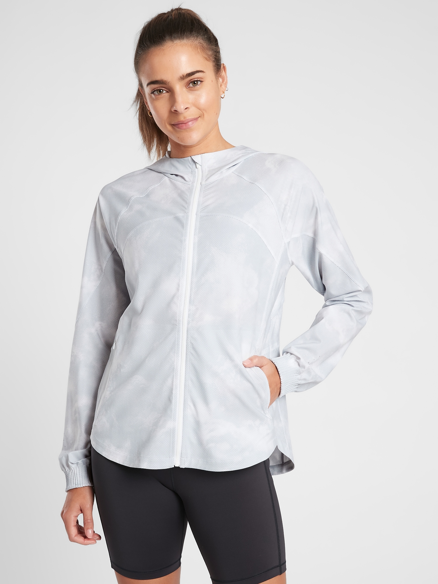 athleta white jacket